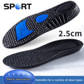 1Pair Height Increase Insoles for Feet PU Memory Foam Shoes Pad Breathable Orthopedic Heel Lift Insole for Sport Running Care