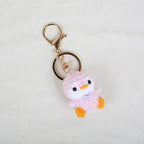 Mini Penguin Series Crochet Keychain For Car Keys Pendant Cartoon Animal Doll Keyrings Knitted Penguin Keychain Custom Accessory