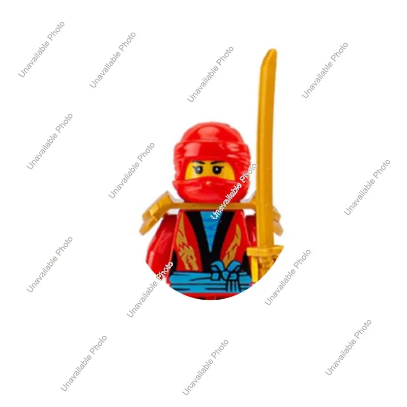 Hot Toys Ninja Figures Garmadon Jay Zane Kai Nya Lloyd Samukai Cole Harumi Ultra Violet Pyro Snake Morro Building Block Kids Toy