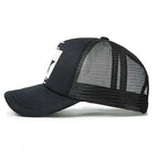 Breathable Mesh Snapback Baseball Cap for Casual Outdoor Style