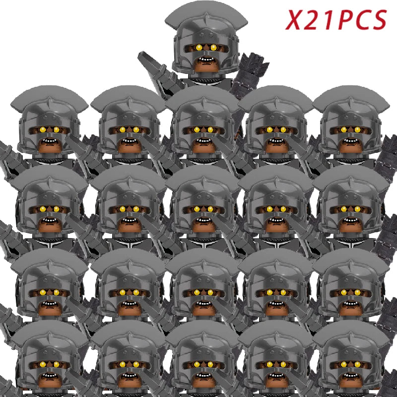Medieval Movie Knights Building Blocks toys Lord Ring Figure Bricks Toy Christmas birthday gifts