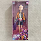 Kpop Rumi Mira Zoey Vinyl Doll Anime Hunters Girl 11 Inch Articulated With Theme Music Cute Toy 3PCS Set Gift for Kids Girl Fans