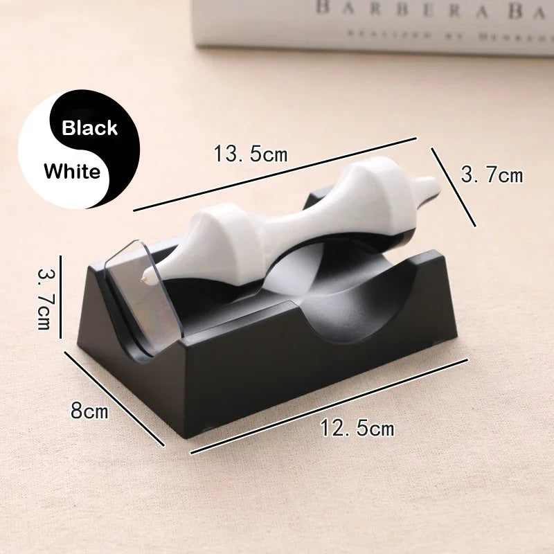 Battery-Free Magnetic Levitation Rotating Roller Novelty Science Experiment Desktop Decor Educational Fidget Toy Home Gift