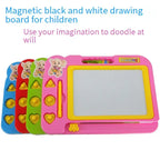 Kids Magnetic Drawing Board - black white Doodle Pad & Educational Art Toy, Best Gift for Children (Graffiti Set)