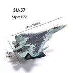 1 Piece DIY Puzzle Building Blocks Military Model Assemble Collection Toys F14 F35 B2 Fighter AH64 Helicopter Model Ornament Toy