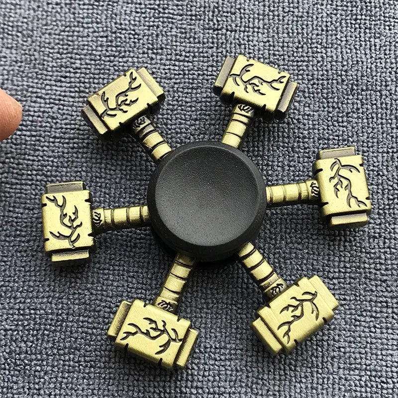 New Bronze Metal Alloy Fidget Spinner R188 Mute Bearing Hand Spinner Fingertip Gyro Stress Relief Toys Gifts