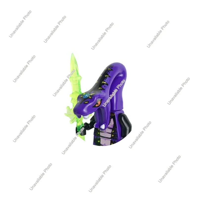 Hot Toys Ninja Figures Garmadon Jay Zane Kai Nya Lloyd Samukai Cole Harumi Ultra Violet Pyro Snake Morro Building Block Kids Toy