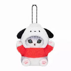 Kawaii Mofusand Cross-Dressing Sanrio Hello Kitty Kuromi Hanyodon Plush Keychain Pendant Anime Plush Backpack Pendant