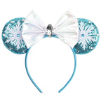 Mickey Cartoon Olaf Headbands for Kids Cute Snowman Ears Hair Accessories Women Elsa Frozen Hairband Girls Cosplay Headwear Gift