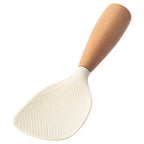 1Pcs Silicone Non-Stick Cooking High-Temperature-Resistant Spoon Anti-Scalding Pot Rice Durable Kitchen Gadgets Rice Spoon