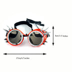 1 pcs Punk Glasses Men Women Costumes Sunglasses Luminous Led Sunglasses Boys Girls Eyewear Halloween Christmas Decor Sunglasses