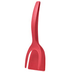2 in 1 Grip Flip Spatula Clamp Egg Pancake Fish French Toast Omelette Making Non Stick Home Kitchen Cooking Turner Tool