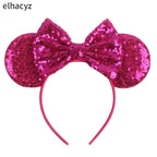 2026 Chic Embroidery Sequin Ears Headband Classical DOT Bow Hairband For Girls Women Party Head Wear Kids DIY Hair Accessories