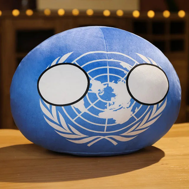 Wholesale Hot 10/30/40cm Polandball Country Ball Toy Plush Pendant Doll Countryball Ussr Usa France Russia Uk Japan Germanyitaly