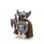 MOC Halloween Skeleton Army Mini Doll Building Blocks DIY Assembled Building Blocks Character Doll Skeleton Horse Ornaments Toy