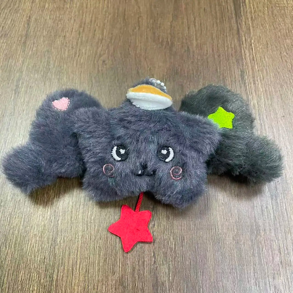 Kpop NTC WISH Sakuya RIKU YUSHI Tea Cat Doll Plush Dog Keychain NTCWISH Cartoon Keychain Bag Pendant Keychain Fans Collect Gif