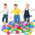 100PCS Outdoor Sport Ball Colorful Soft Water Swim Pool Ocean Wave Ball Baby Eco-Friendly Stress Air Ball Tent Toys