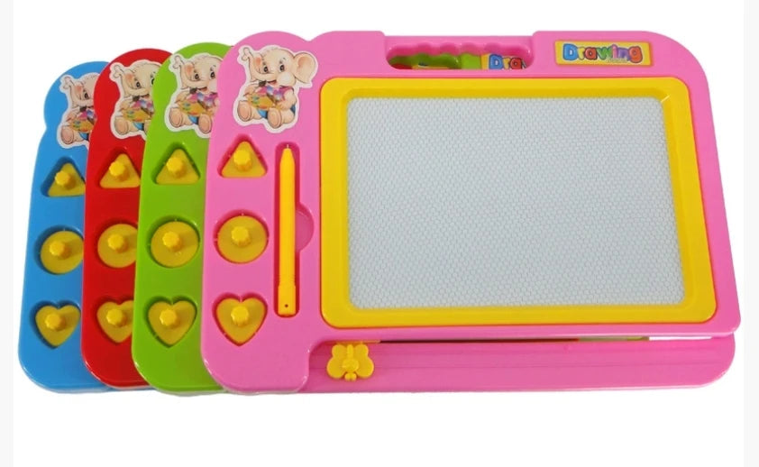 Kids Magnetic Drawing Board - black white Doodle Pad & Educational Art Toy, Best Gift for Children (Graffiti Set)