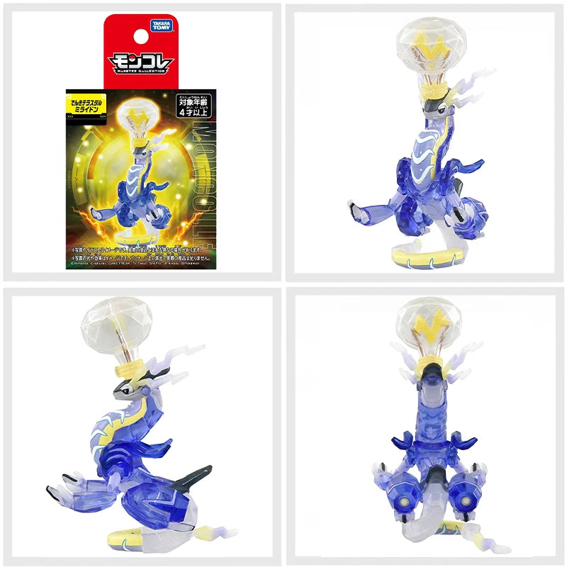 Original Pokemon Figures Shiny 50% Forme Zygarde Mega Rayquaza Terapagos Terastal Form Gigantamax Charizard ML Collection Model