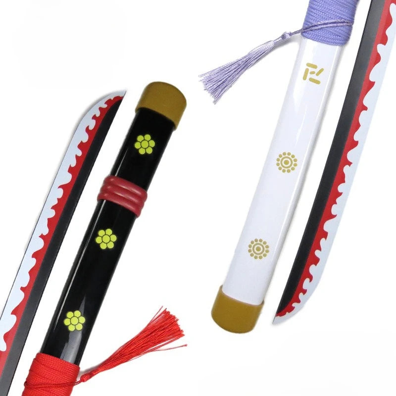 42cm/16.53in Anime Zoro Katana Swords Model Samurai Props Cosplay Peripherals Wooden With Sheath Collectible Ornaments Boys Toys