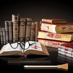 Wizard Wand Party Favors,Wand Pencils,Witch Broom Pencils,Lightning Tattoos,Glasses,Halloween Cosplay Accessories