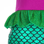Girls Cosplay Lovely Little Mermaid Ariel Prom Princess Costumes Kids Summer Casual Dress Halloween Birthday Party Dress Up 2026