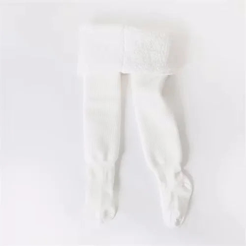 Lawadka Kids Girls Leggings Winter Thicken Soft Toddler Tights for Girls Snow Keep Warm Children's Pantyhose 0-8Y Baby Legging