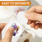 500pcs/Roll Cartoon Gabbys Dollhouse Roll Stickers Graffiti Luggage Suitcase Skateboard Phone Cute Sticker Children Decal Gifts