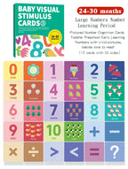 Baby Visual Stimulation Cards Montessori High Contrast Flash Card Infant Gift For Children Cognition Toy