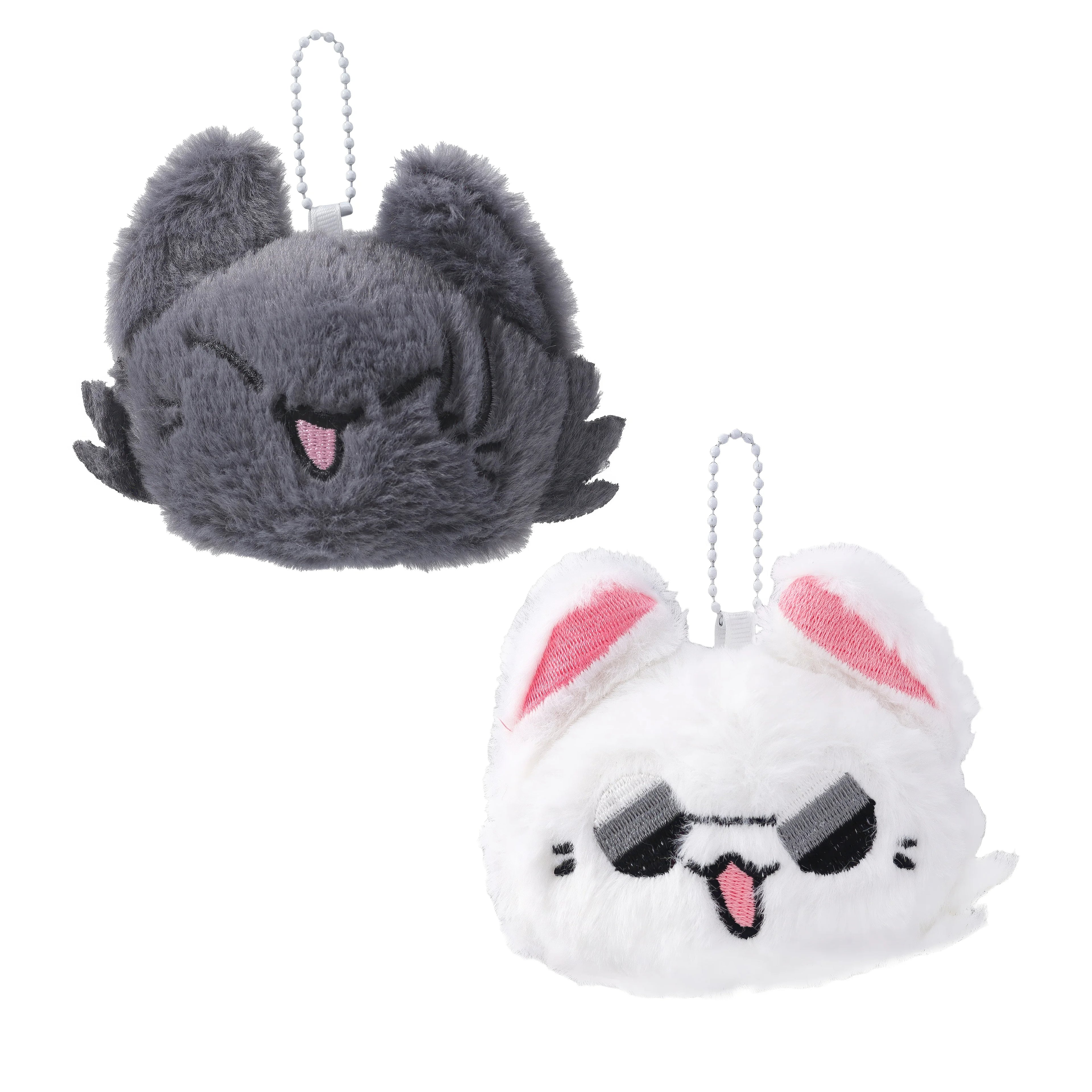 Anime Keychain Geto Suguru and Satoru Gojo Plush Cosplay Doll Pendant Keyrings Accessories Key Chains Fans Gifts