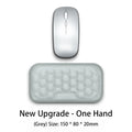 Keyboard Mouse Wrist Rest Pad Memory Foam Hand Rest Support Support Ergonomic Wrist Cushion Pad Memory Foam For Notebook Laptops