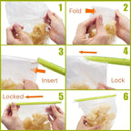 Bag Clip Food Snack Bag Sealing Clip Sealing Stick Food Preservation Sealer Reusable Kitchen Storage Organizer