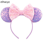 2026 Chic Embroidery Sequin Ears Headband Classical DOT Bow Hairband For Girls Women Party Head Wear Kids DIY Hair Accessories