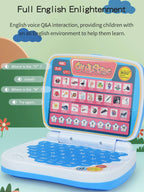 English Learning Small Laptop Toy for Children.Kids. Boys and Girls Computer for Aphabet ABC.Numbers.Words.Spelling.Maths.Music