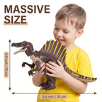 Jurassic Large Spinosaurus Dinosaur World Building Block Figure Movable Joint Prehistoric Animal Model Educational Assemble Toy