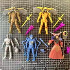 15CM Auto-Morphin Green Black Red BLUE Pink Yellow Ranger Evil Space Alien Goldar Rita Repulsa Putty Patroll Baboo Action Figure