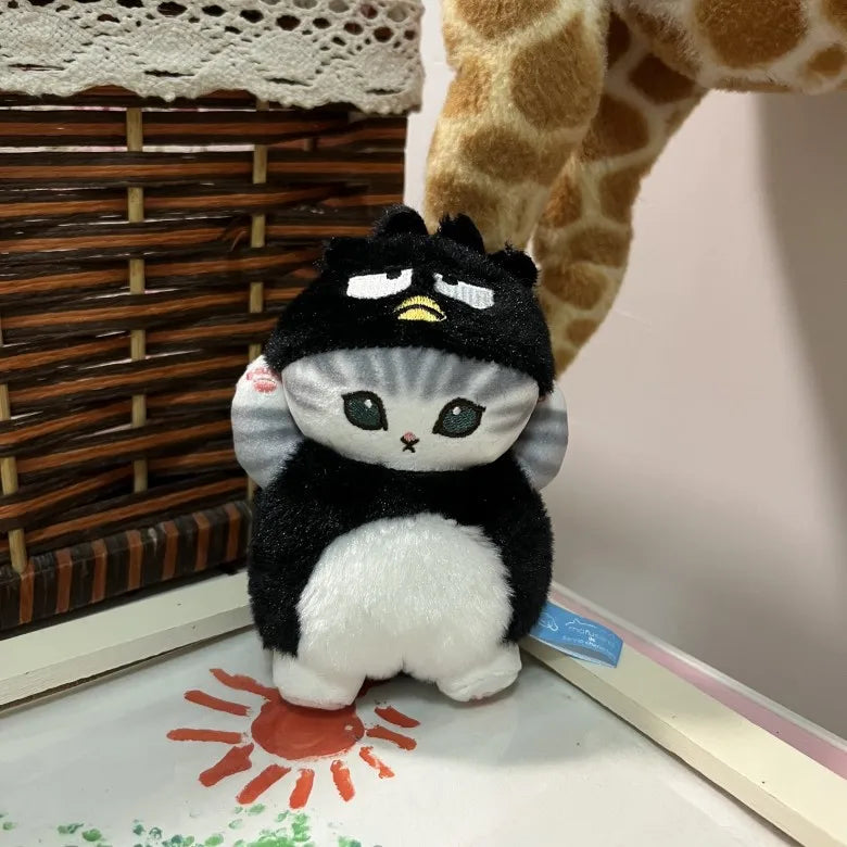 Kawaii Mofusand Cross-Dressing Sanrio Hello Kitty Kuromi Hanyodon Plush Keychain Pendant Anime Plush Backpack Pendant