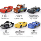 Pixar Cars McQueen Mater Mack Uncle Truck Alloy Diecast Car 1:55 Model Radiator Springs Town 11/6/4 Pcs Car Boxes Gift