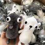 Cute Plush Pet Puppy Keychain Stuffed Animals Chihuahua Doll School Backpack Pendant Weird Cute Plush Puppy Pet Gift Kids Toy