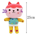 New Gabbys doll house Plush Toy Mercat Cartoon Stuffed Animals Smiling Cat Car Cat Hug Gaby Girl Birthday Gift!