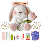 Animal sery Crochet Kit for Beginners Crochet Starter SET ,DIY Crochet Kit For Beginners,Crocheting Knitting Kit Step-by-Step