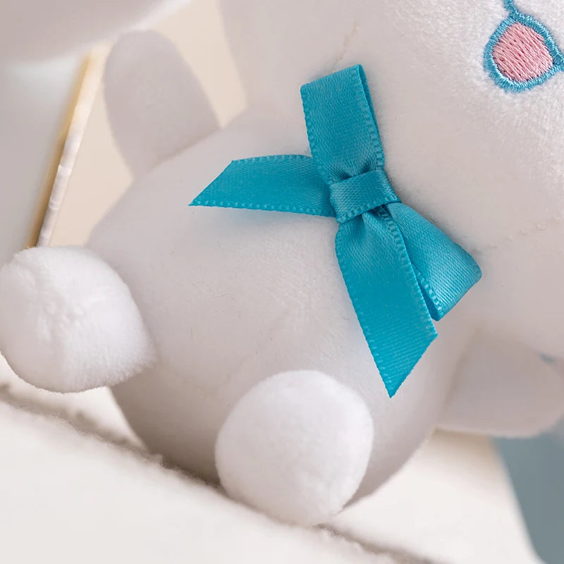 Sanrio Happy Cinnamoroll Plush Pendant Bag Accessories Plush Keychain Girls Backpack Car Phone Hanging Plush Keyrings