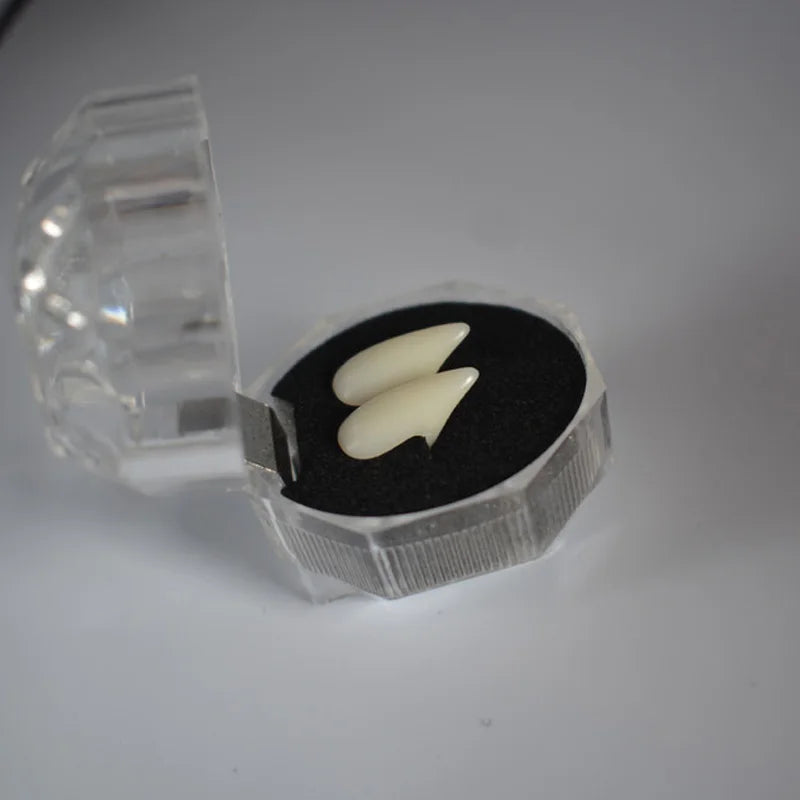 halloween party Fangs Decoration DIY Halloween Resin vampire teeth Props Horror 5g glue friends gifts Cosplay witch false fangs