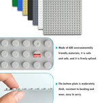 Baseplates 32x32 16x32 Dots Classic Base Plates MOC Bricks City Dimensions Building Blocks Figures Construction Toys
