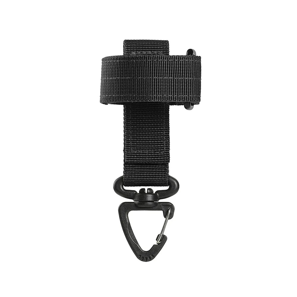 1/3/5pcs Outdoor Keychain Tactical Gear Clip Keeper Pouch Belt Keychain Webbing Gloves Rope Holder Military Molle Hook