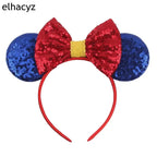 2026 Chic Embroidery Sequin Ears Headband Classical DOT Bow Hairband For Girls Women Party Head Wear Kids DIY Hair Accessories