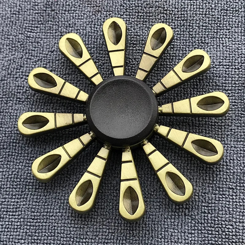 New Bronze Metal Alloy Fidget Spinner R188 Mute Bearing Hand Spinner Fingertip Gyro Stress Relief Toys Gifts