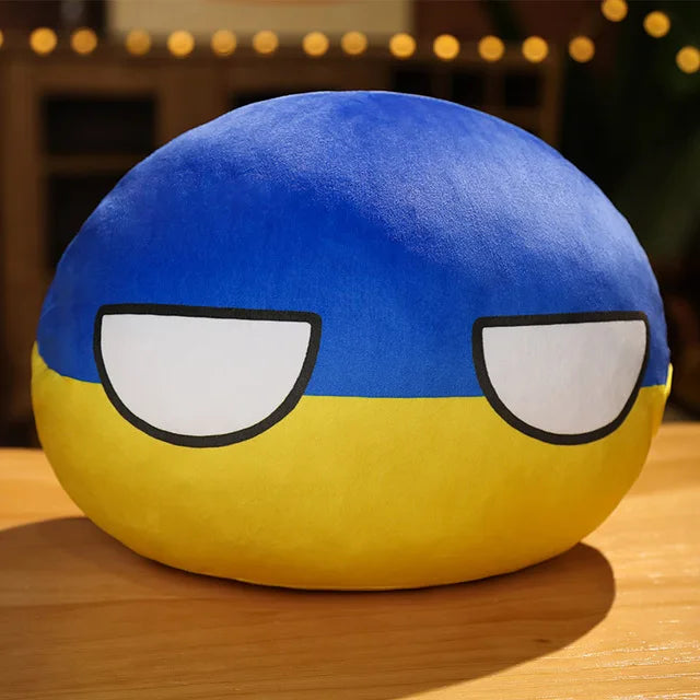Wholesale Hot 10/30/40cm Polandball Country Ball Toy Plush Pendant Doll Countryball Ussr Usa France Russia Uk Japan Germanyitaly