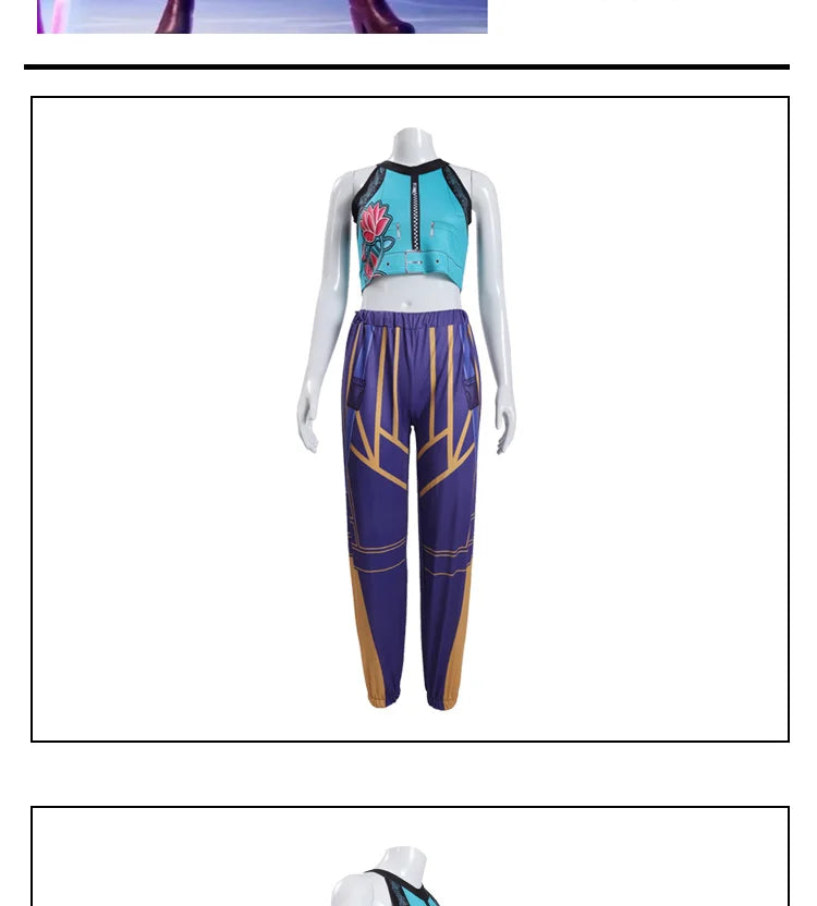 Girls Zoey Cosplay Girl Group Rumi Kids Costume Mira Outfit Favorite Stage Performance Clothes Halloween Animated Movie Dress Up