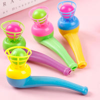 Kids Blowing Ball Balance Game Pipe Toy Set